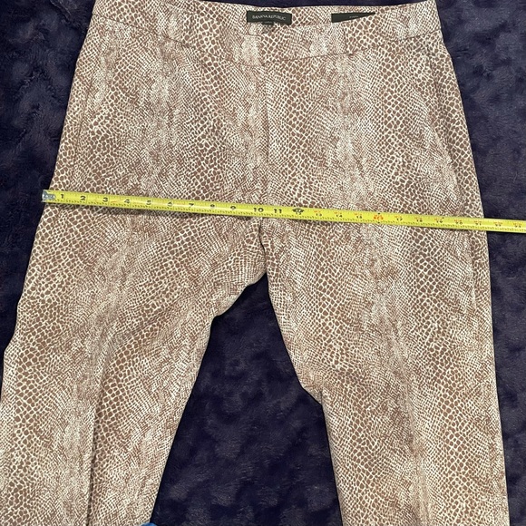 Banana Republic Avery Women’s Size 10 Brown Snakeskin trousers - Picture 12 of 16